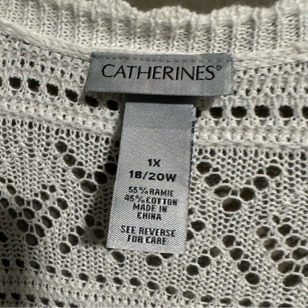 Catherines Crotchet One Button A Closure Sweater … - image 6